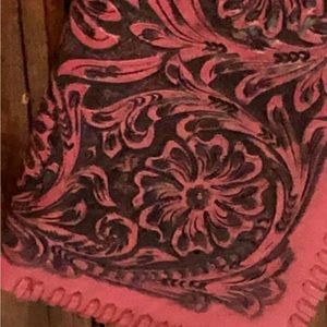 SasSpurilla hand stamped thick leather purse